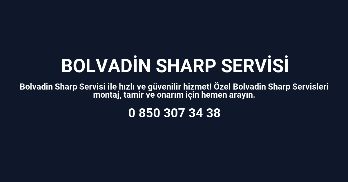 Bolvadin Sharp Servisi